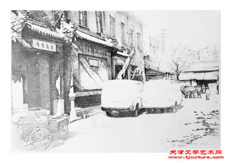 图片7《药王庙前街》