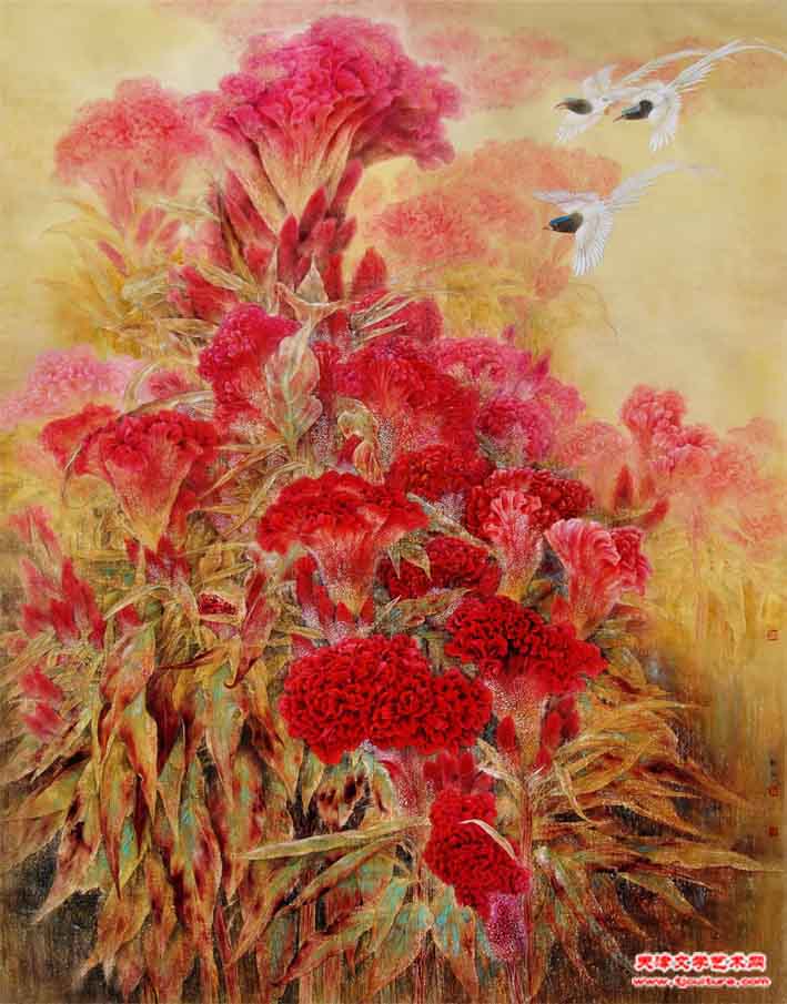 (杨秀英）《旭日光辉》180CMX240CM