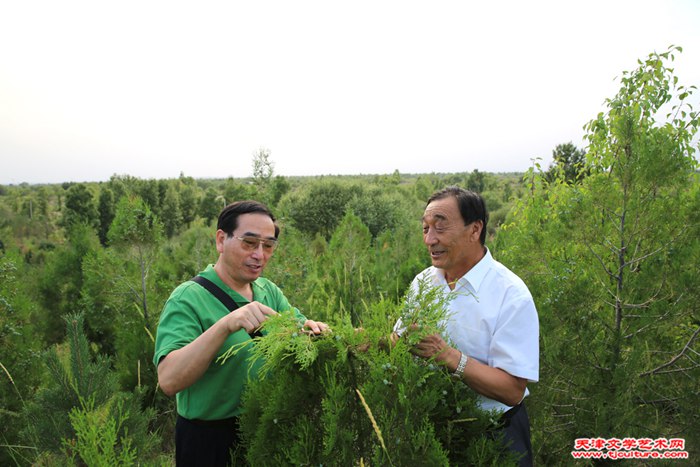 作家岩波与石光银 