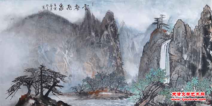 云壑飞泉