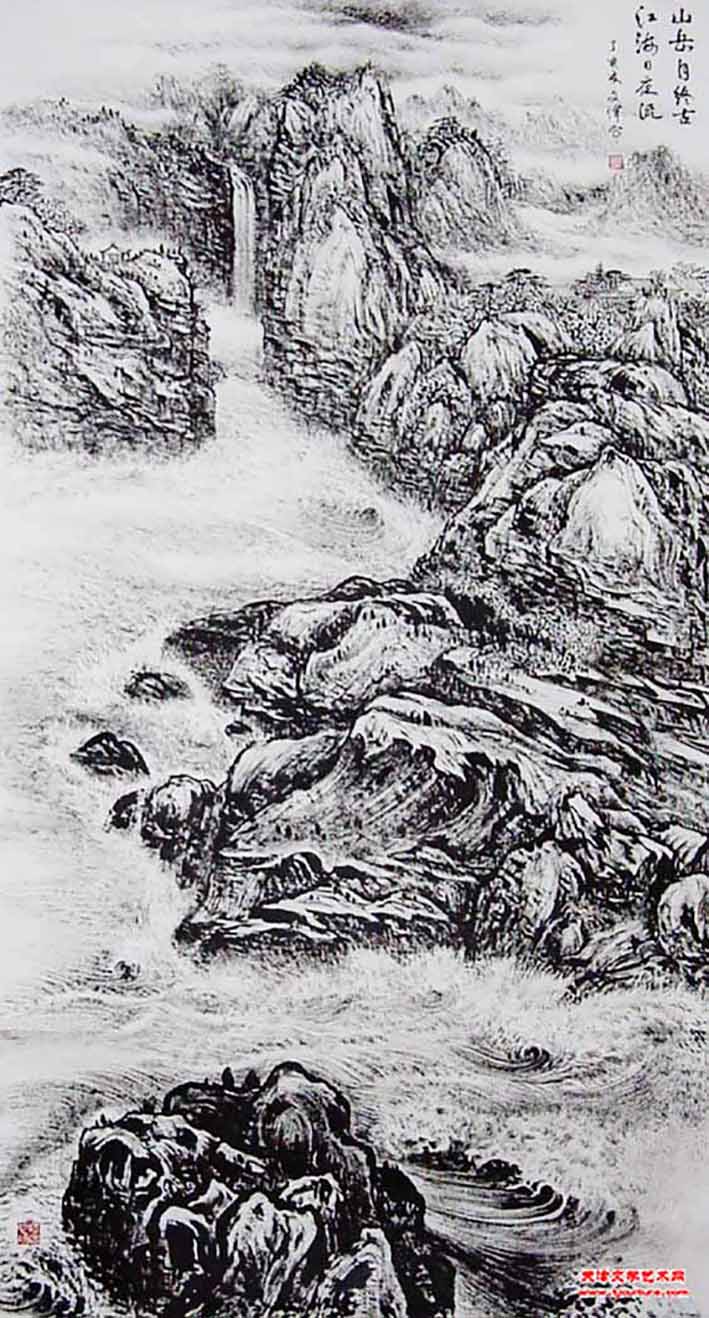 山岳自终古（180cmx96cm） DSC01057_副本