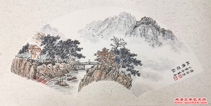 07陈莉作品《枫桥探胜》