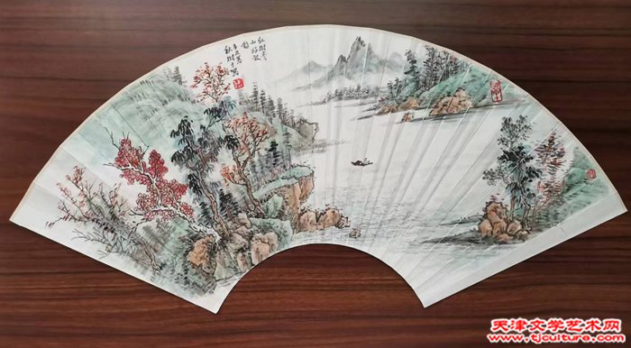 傅树才 扇面 1