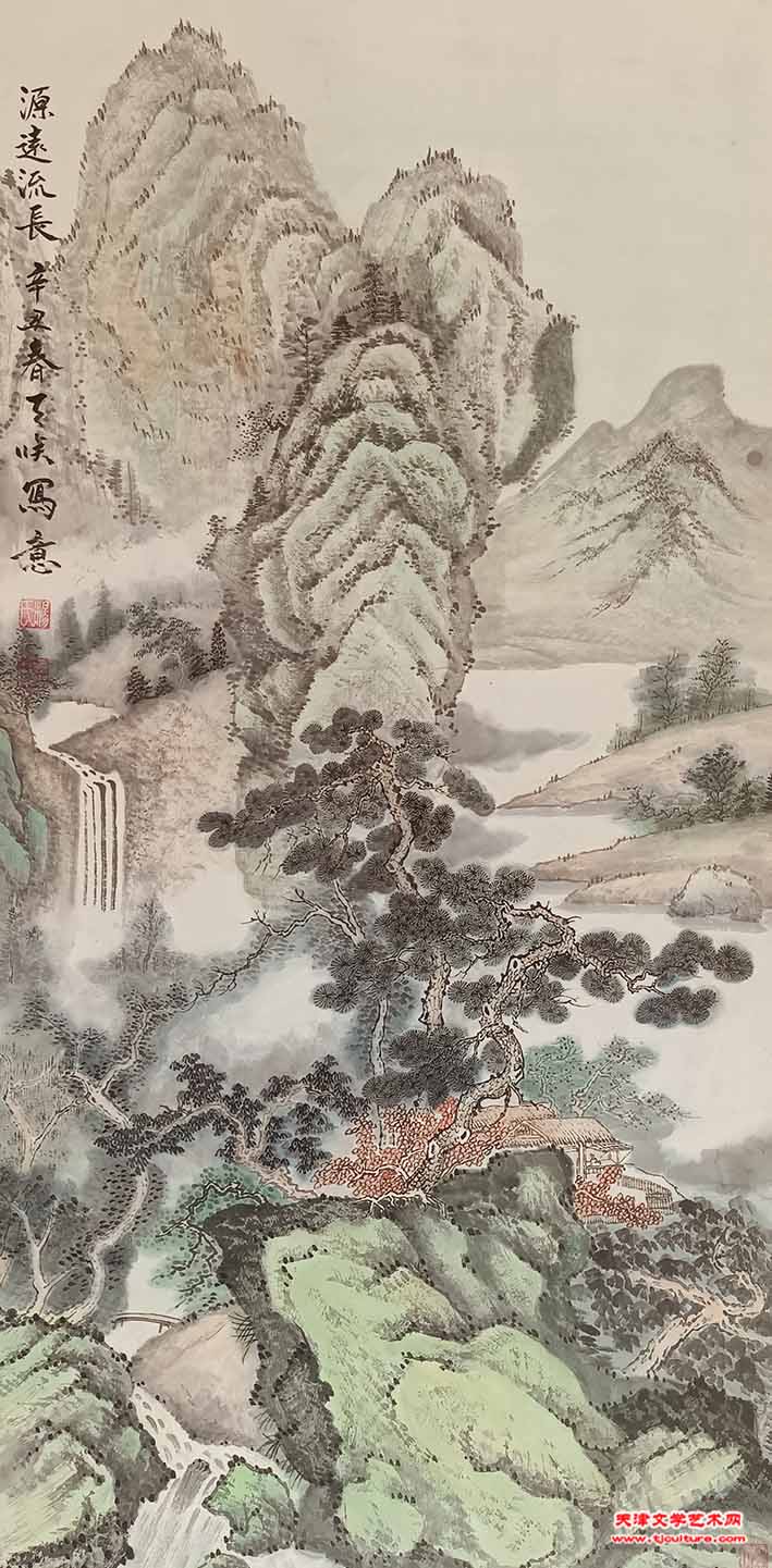 3、扬天笑助展作品