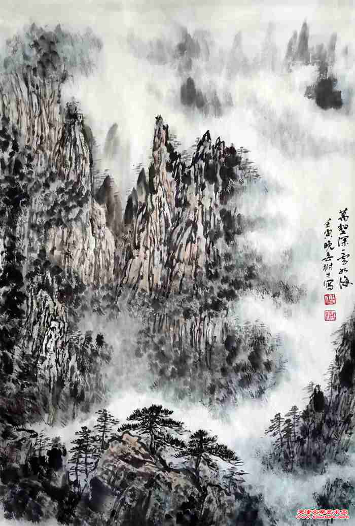 《萬壑深深雲如海》