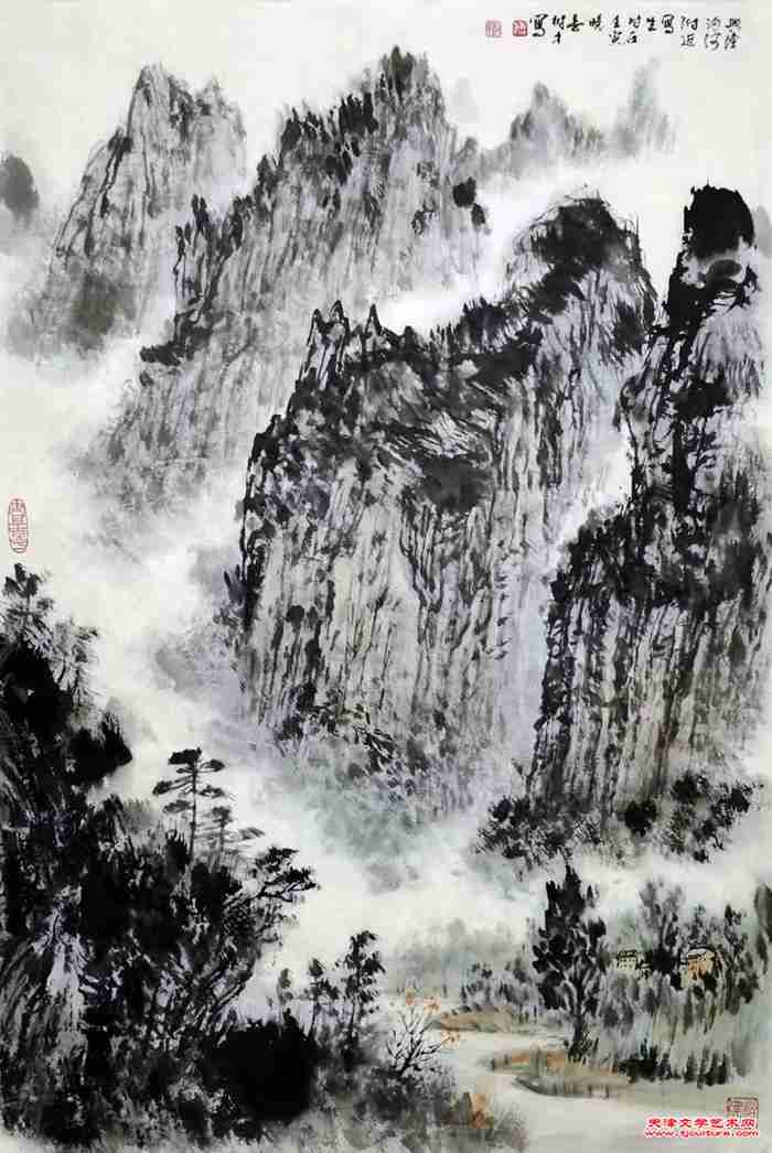 《兴隆泃河附近写生》
