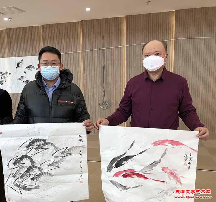 胡林生、王旭合影