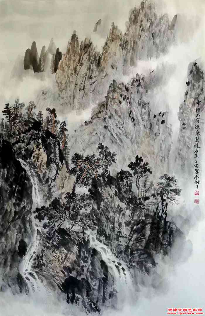 《泉聲绕石生》
