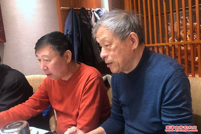 赵嘉强、杨东座谈交流
