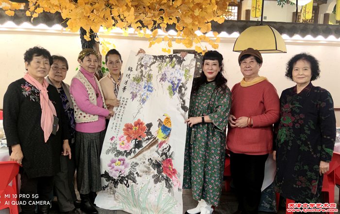 11 合作大画《锦绣芳华》