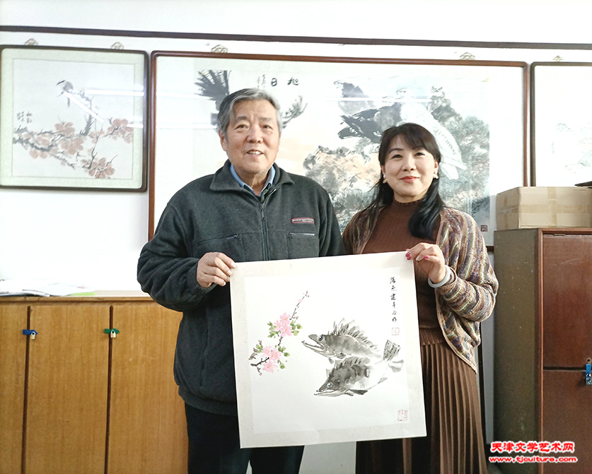 刘建平、慕昆合作国画小品