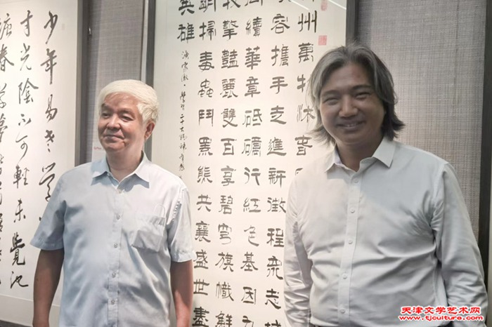 14刘卫明、吴为山合影