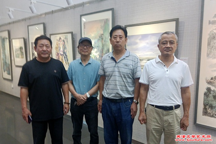 21孙海君、赵铁军、杨维刚、王勇庆合影