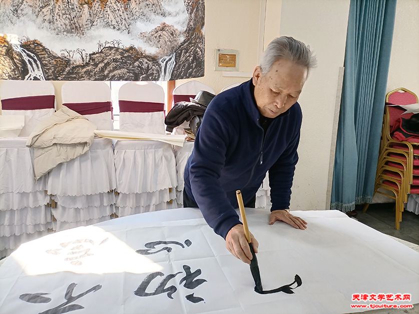 刘传光在现场