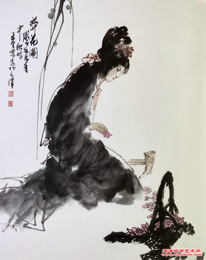 007、葬花图