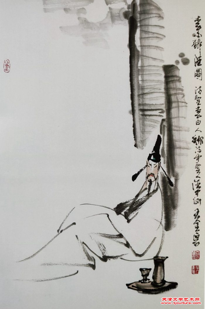 024、李白醉酒图