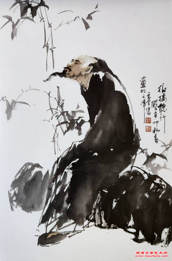 029、板桥听竹