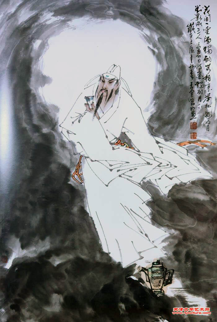 003 《举杯邀明月》 唐   李白诗意