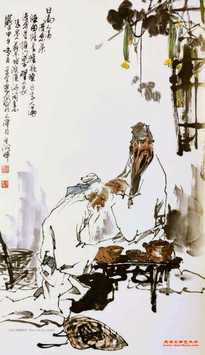005 《日高人渴漫思茶》  宋   苏东坡浣溪沙词意