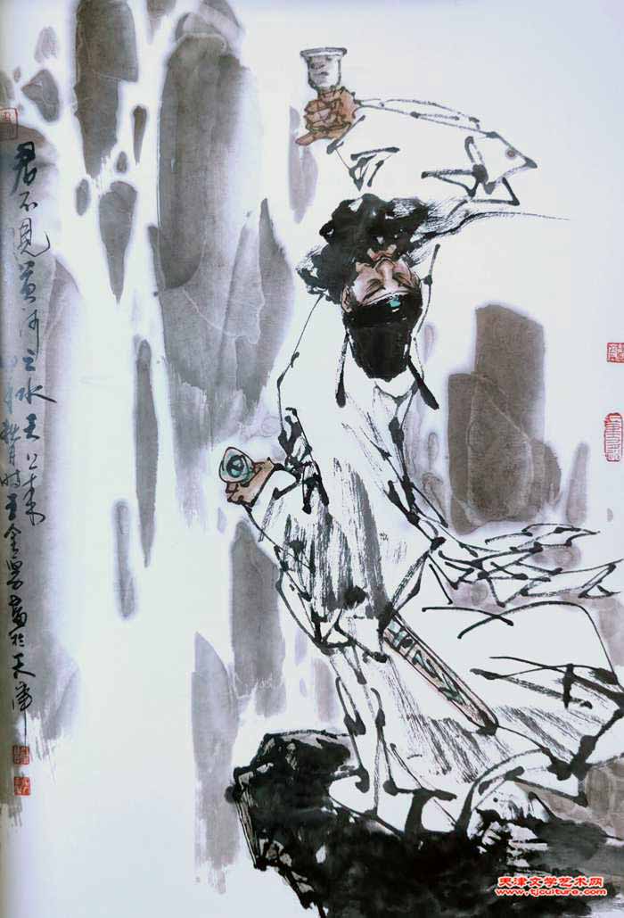 006 《君不见黄河之水天上来》唐   李白诗意