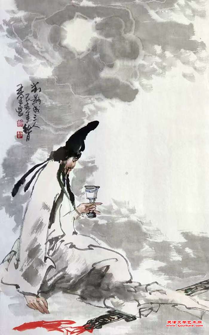 007 《对影成三人》 唐   李白诗意