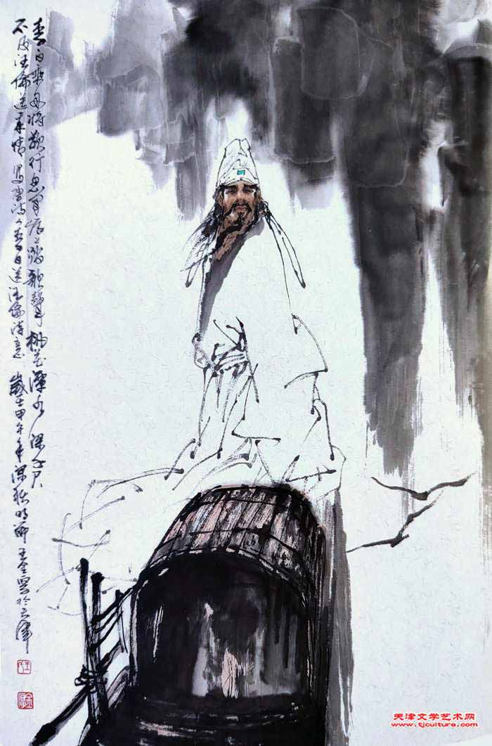 010 《桃花潭水深千尺》 唐   李白诗意