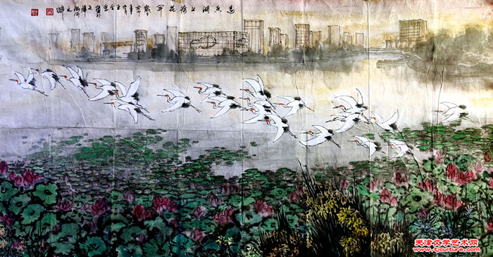 08 《远香湖畔尽朝暉》草图