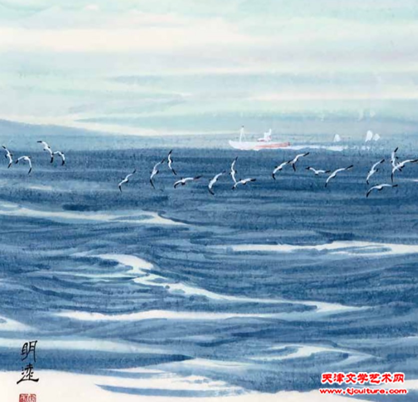 （6）宋明远海水画谱作品