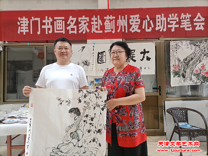 贾海松、刘正持作品在现场