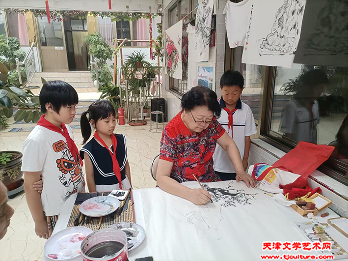 刘正现场创作