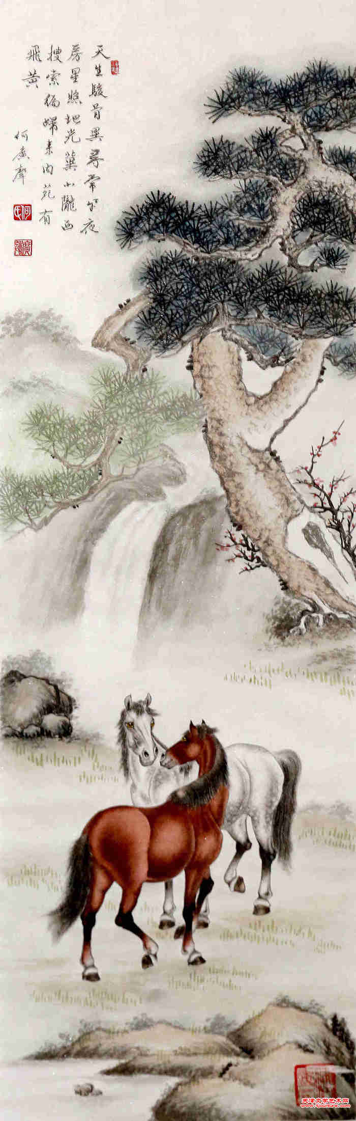 012　何广声《双骏图》
