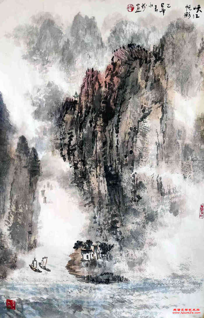 018　杨永茂　《峡江帆影》