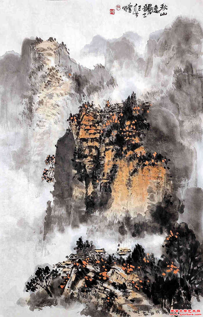 011　任庆明《秋山逸韵》