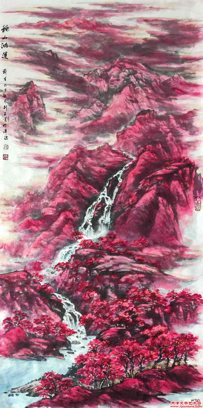 014　杨利民《秋山鸿运》