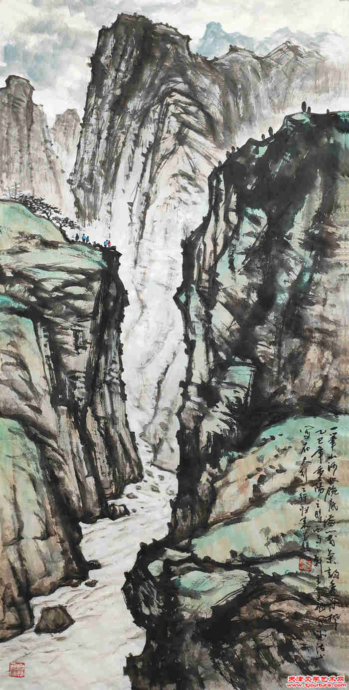 01　一笔山河收腕底，满笺气韵透丹枫。