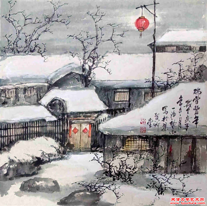018　仝福东　作品《瑞雪丰年》