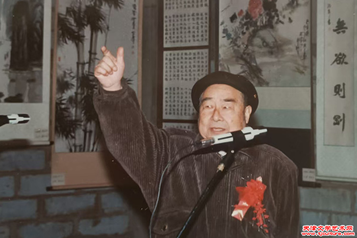 中国美协家协会副主席天津美术家协会主席秦征讲话