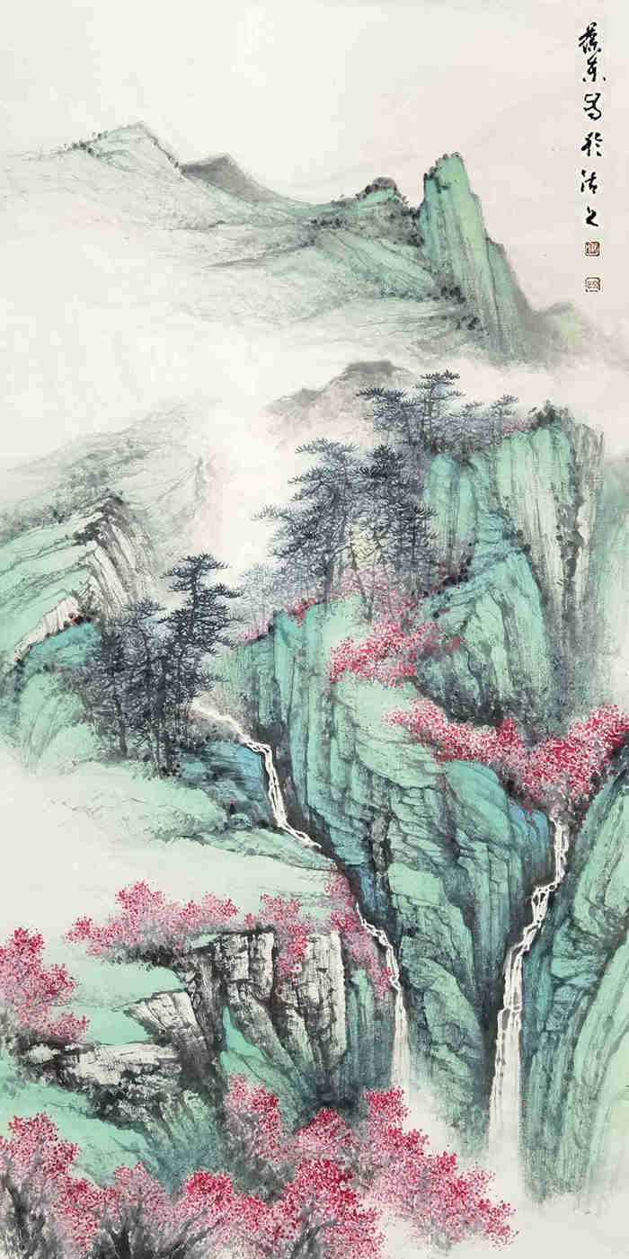 11　张葆东《桃花流水春山外》