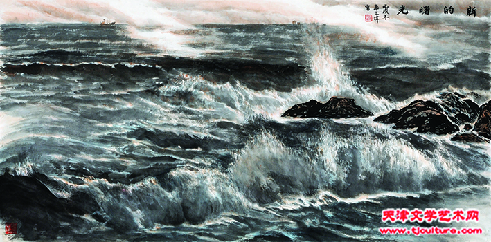 新的曙光(138 x 69cm)2006年DSC_7219
